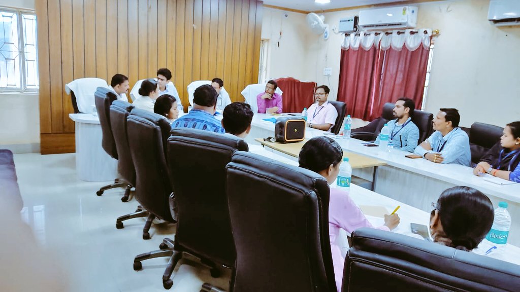 Today, Shri Adarsh Agarwal,IA&amp;AS Expenditure Observer conducted a joint review meeting on preparedness,which was attended by N.O., Expenditure,ROs of 69-Titlagarh &amp; 70-Kantabanji AC, SDPO,Titlagarh, AEOs,VVTs &amp; Accounting Teams of both Constituencies.
<a href="/OdishaCeo/">CEO Odisha</a>
<a href="/SpokespersonECI/">Spokesperson ECI</a>