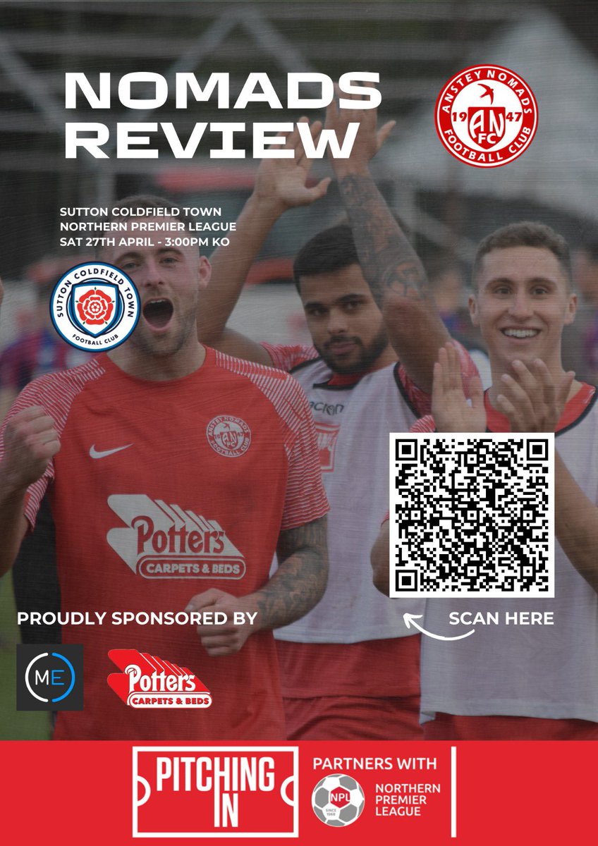 📝 | Read our online programme ahead of today's final league fixture for the year as we take on @SCTFC. #UpTheNomads canva.com/design/DAGDl-c…