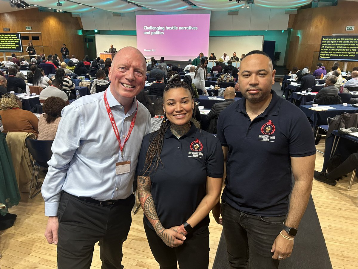 Great honour to address @The_TUC Black Workers Conference this morning. And meet up with @fbunational delegates from @FBU_BEMM