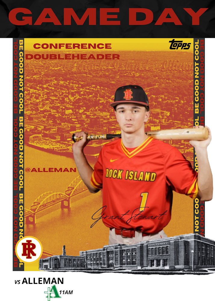 RIRocksBaseball's tweet photo. π¨ Gameday! π¨
Rocks (12-5, 8-2) travel to Alleman for a Conference DH @ Alleman Sports Complex - 1pm first pitch!#BeGoodNotCool #PlayForG https://t.co/sY4plKP05B