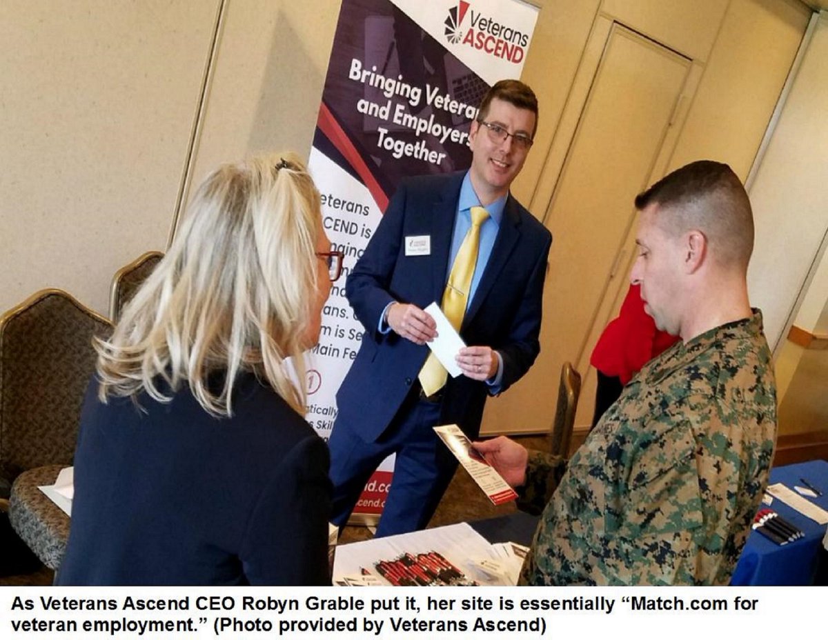 “VETERANS ASCEND' - A website giving veterans a link to contact employers and translates military-speak into the keywords that recruiters are looking for on a resume. 
larsoke4.wixsite.com/website/post/h…  #veterans #veteransemployment