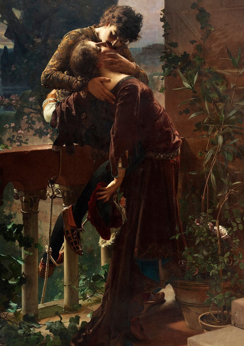 Romeo and Juliet, 1886, by Julius Kronberg