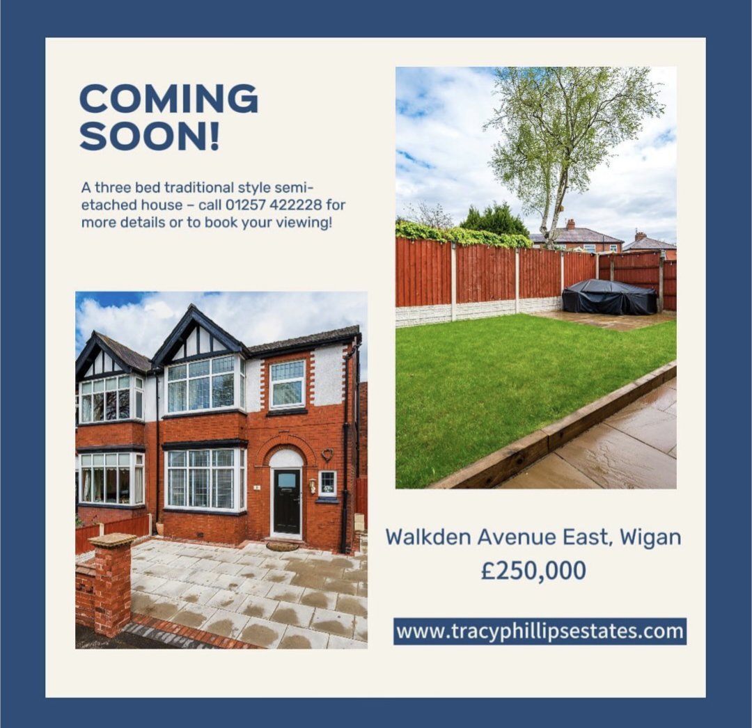 tpestandish's tweet photo. Looking for a house in Wigan? We have a lovely three bed semi-detached coming to the market soon - call us for more details. #Wigan #Swinley #NewHouse #HouseForSale #SneakPeek https://t.co/zxGJ3OA6bj