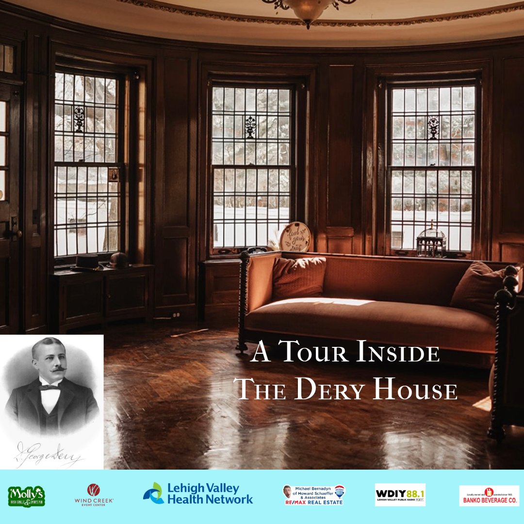 Take a tour inside The Dery House in Catasauqua with us! lehighvalleywithlovemedia.com/podcast/theder… Thanks to our partners: Thank you to our partners! @LVHN | @bernadyn | @mollysbethlehem | @theWCEC | @WDIYFM | @bankobeverageco