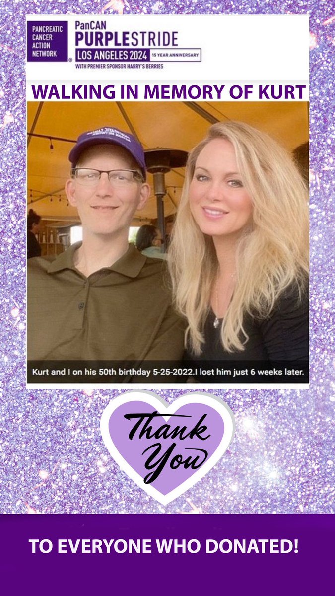 Today is the day! 💜
@PanCAN #purplestride!
As I get ready to head over to the #SantaMonicaPier for the walk, I just want to take a moment for a #gratitude post  to thank my awesome friends who supported me with a donation! You all ROCK! 🙌😀
⬇️
Sam Hollander
Niek Lucassen
Robert