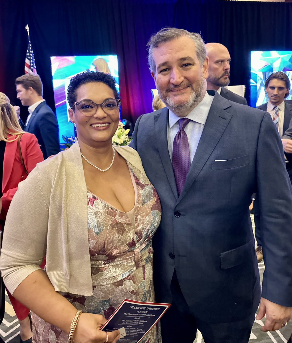 I met our representative in the United States Senate @tedcruz. I gave him my card and told him about Affirming Reality. I hope he takes a look at my website. I met a lot of other great people. My dress got a lot of compliments. Side note Ted Cruz’ bodyguard is hot.