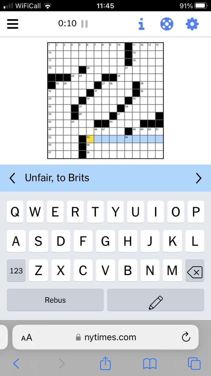 hewittj's tweet photo. @GrittletonCC Little help please, with 53 Across https://t.co/3Kz7eUhXMX