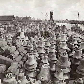 Why did the Nazis target European bells?