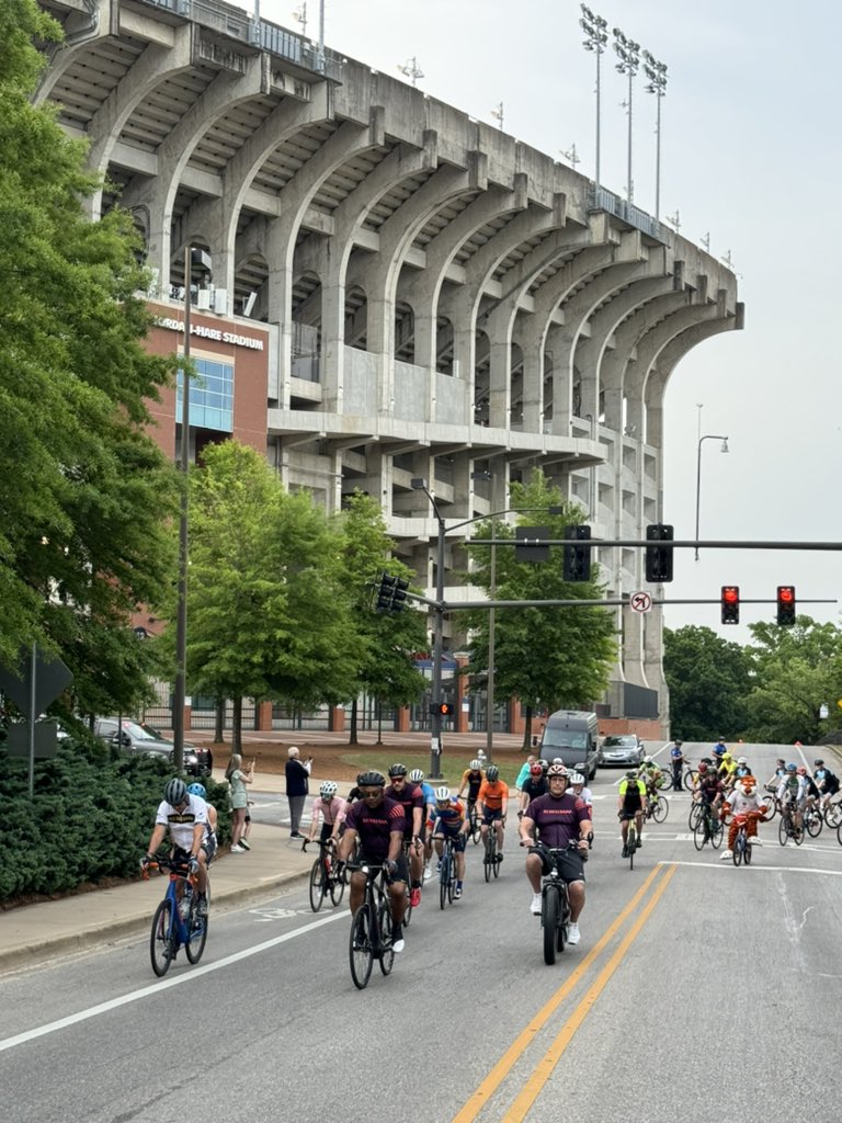 A great day for the 13th annual #BoBikesBama on the 13th anniversary of the 4/27/11 tornadoes. 880 riders from 39 states are supporting here in Auburn and from home today. Make a donation: bobikesbama.com/donate