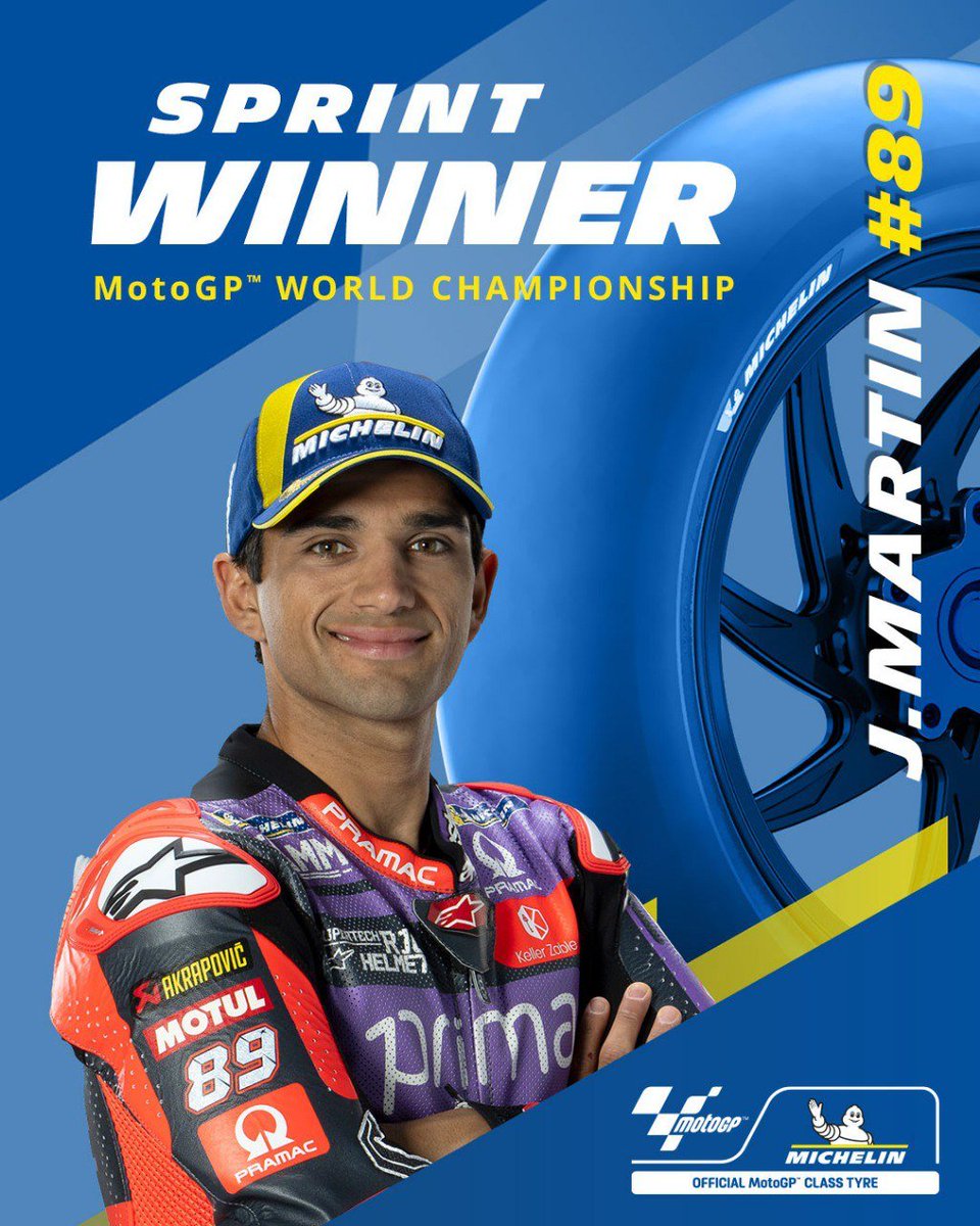 👏 @88jorgemartin wins the #SpanishGP 🇪🇸 Sprint race 

#MichelinMotoGP