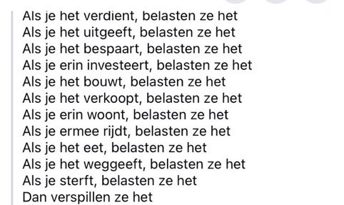 @RuttenGwendolyn En dit is het resultaat van jullie zogenaamd “beleid”: 
Gelegaliseerde diefstal van de hardwerkende Vlaming. #stemzeweg!👇