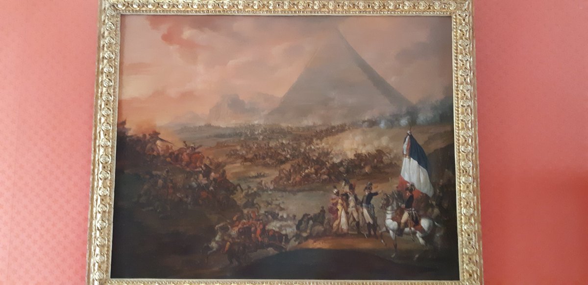 This 1798/9 painting of the Battle of the Pyramids was obviously the reference work Ridley Scott relied on for his film. #Napoleon