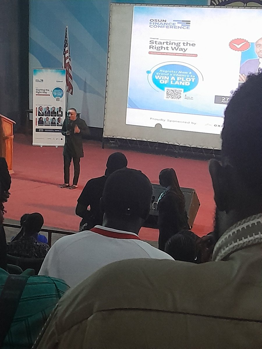 Relationship with people is key to success (Solomon Ayodele)
#OFC #OsunFinanceConference