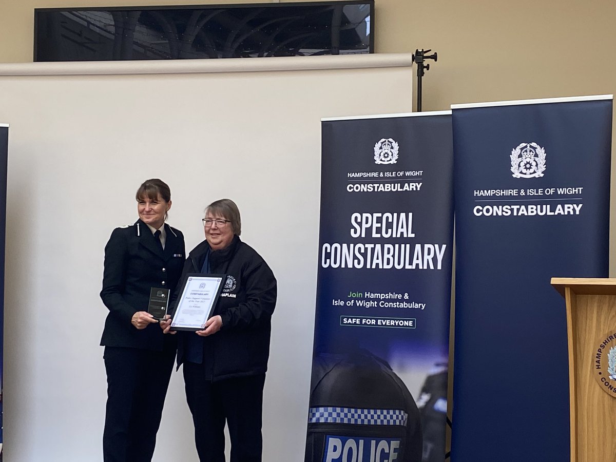 Congratulations to Liz, on being awarded Citizens in Policing Volunteer of the Year! Her unwavering dedication and compassion make her a true asset to our Chaplaincy Team. Thank you, @LizW2017 , for your outstanding service and commitment! 🏆👏