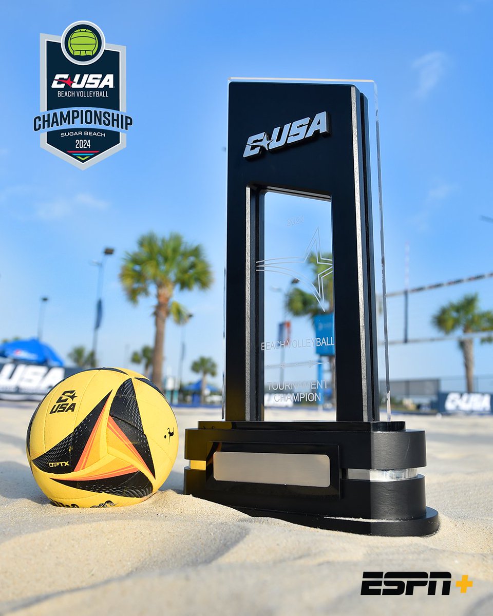 🌴🏐Championship Saturday at Sugar Beach for the CUSA Beach Volleyball Championship on ESPN+ 🏐🌴 📺M15: es.pn/3xVscOa 📺M16: es.pn/3JEOaI2 #NoLimitsOnUs