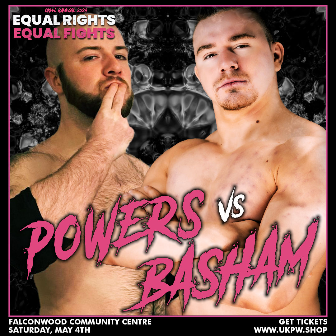 🚨MATCH ANNOUNCEMENT🚨

Former UKPW Champion @_TheodorePowers returns on May 4th at The Falconwood Community Centre, squaring off with the dominant #LouisBasham!

Get your tickets now: UKPW.shop