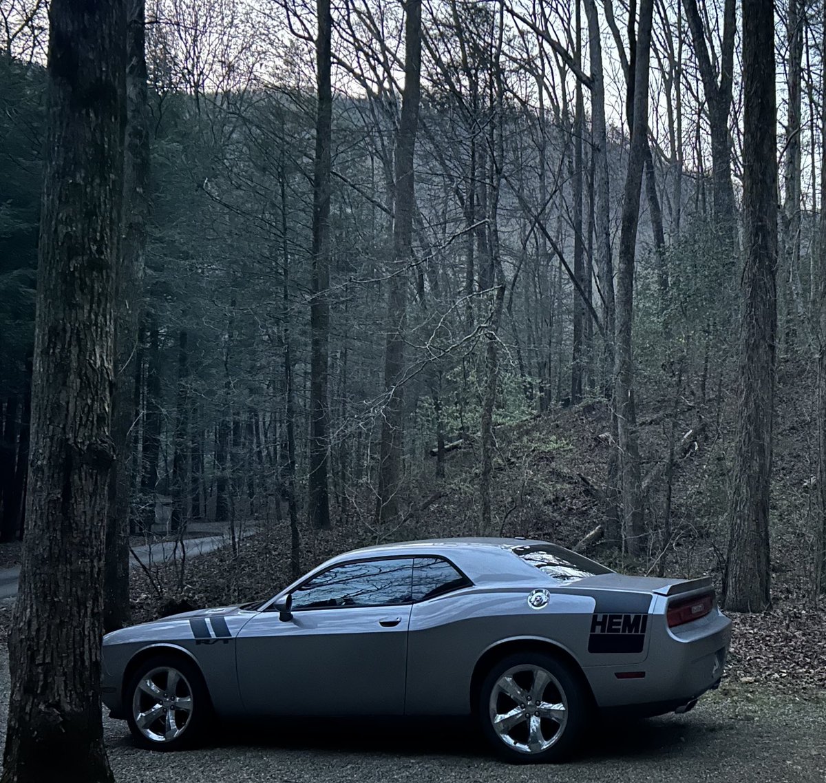 Sometimes you just have to head to the hills!!  #dodgechallenger #camping