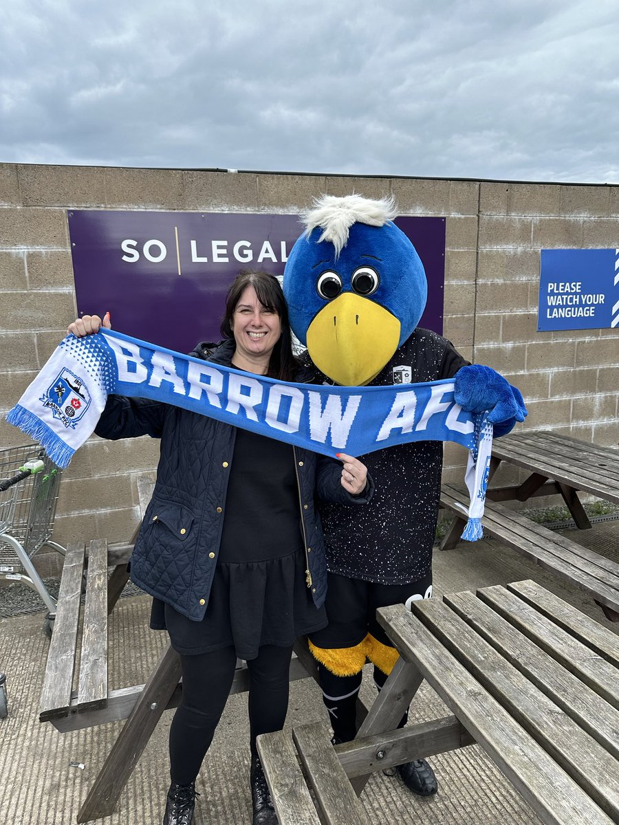 ⁦@BarrowAFC⁩ excited for the last match of the season ⚽️⚽️⚽️⚽️