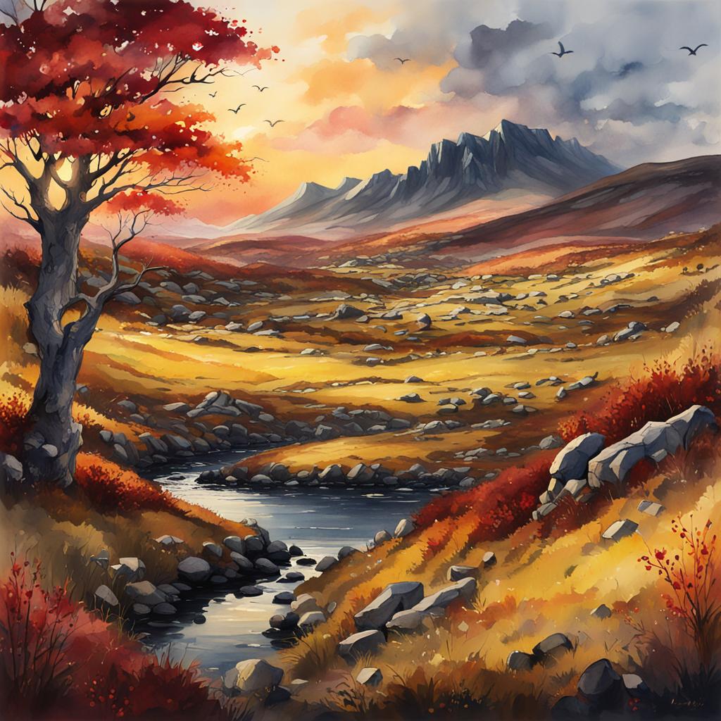 Springtime   Evening, Clifden, Co Galway #irishart #irishartist   #irishartists #irishartforsale #irishartcollectors #irishartgalleries   #irishlandscapes #irishlandscapesketch #nftdealer #nftinvestor #nftinvestors   #nftart #nftartist #nftcommunity #nftcollector #nftcollectors