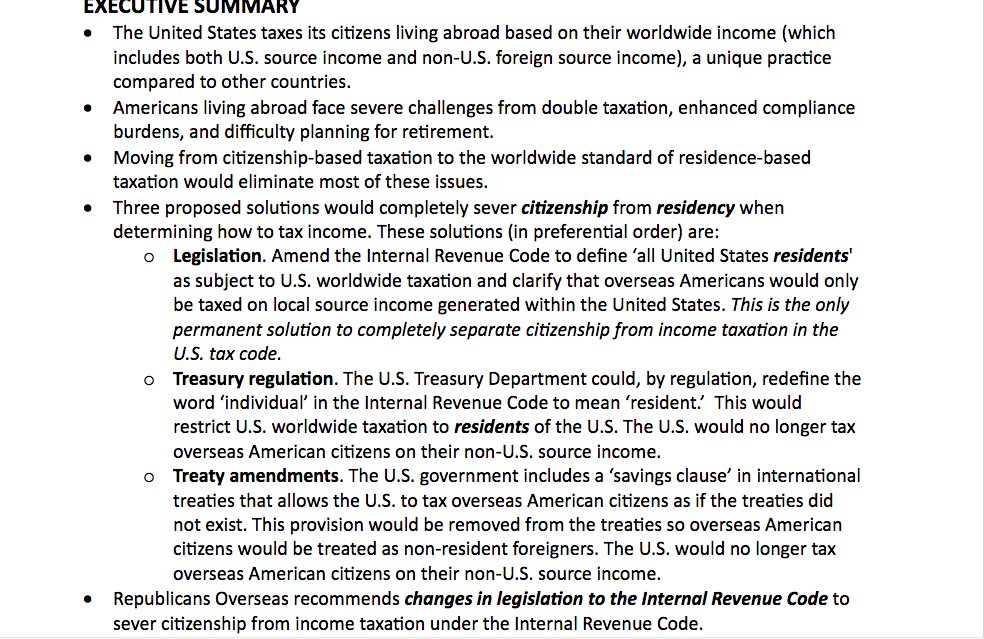 @SEATNow_org @JCDoubleTaxed @RepOverseas @SolomonYue @RepOverseasTax @TaxResidency @CitizenshipTax The @RepOverseasTax proposal is a proposal to end @citizenshiptax (in contrast to improving it). It is described at the following link. Strongly suggest that people read it, understand it and support it. republicansoverseas.com/wp-content/upl…