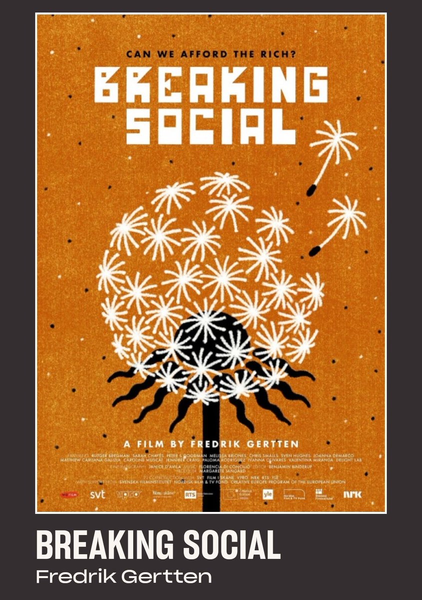 After watching the great documentary ' CarsvsBikes (2015)', hoping to see nowadays 'Breaking Social', by @FredrikGertten. It promises 😊