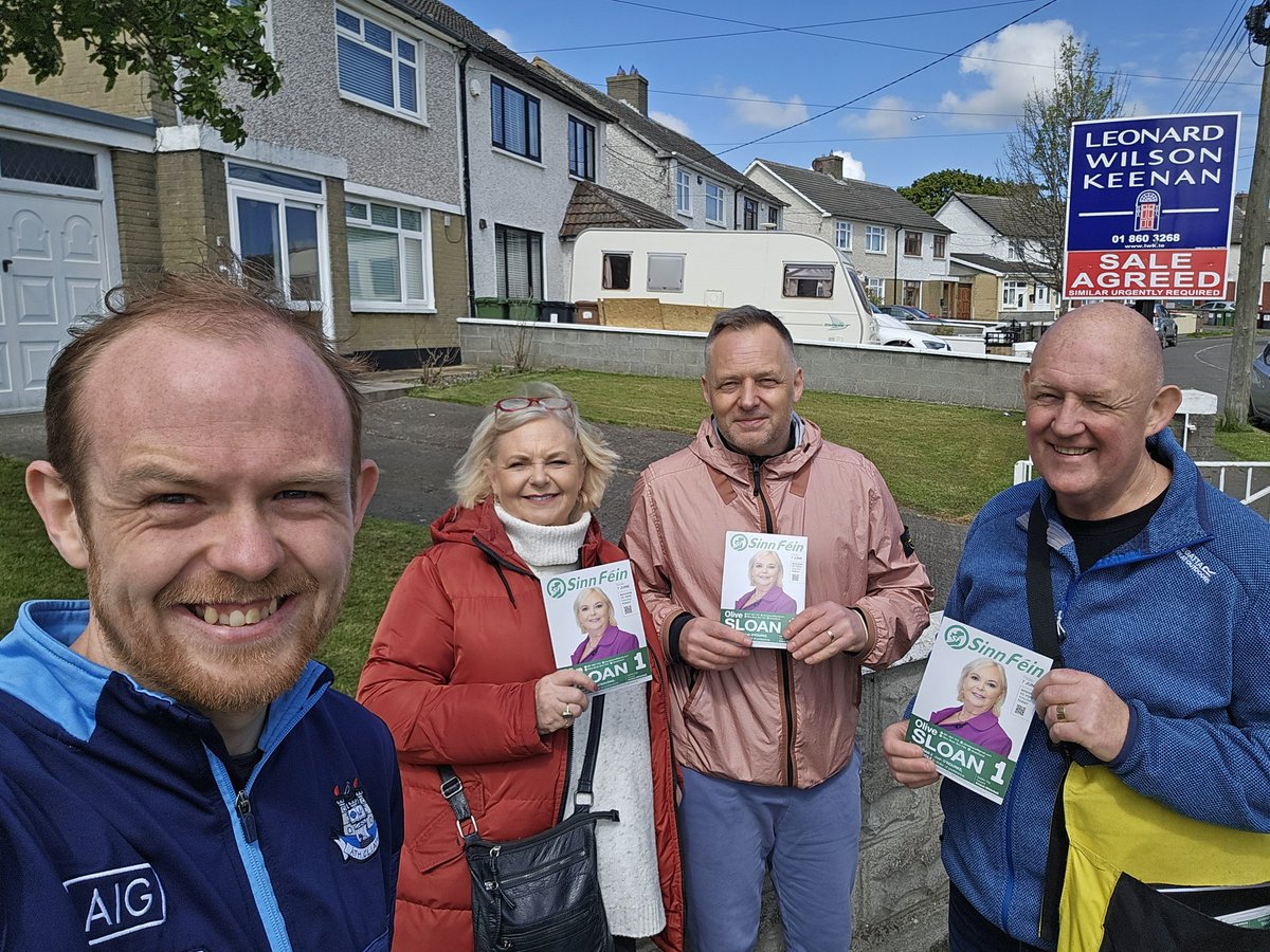 Super Shinner Saturday in full swing! Thanks to the people of Coolock for the positive reception & clear message that we need change now. That starts by voting Sinn Féin no1 on June 7th 🇮🇪

#ChangeStartsHere #LE24