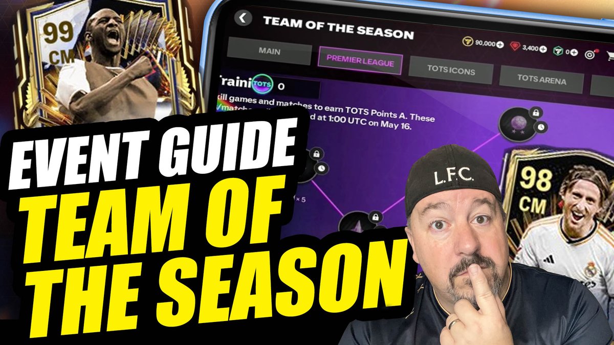 TEAM OF THE SEASON Full Event Guide TOTS FC Mobile - releases this weekend! youtu.be/yWbneO_h9wg First Event Guide on the new FC Mobile YT Channel! Make sure you subscribe - RT