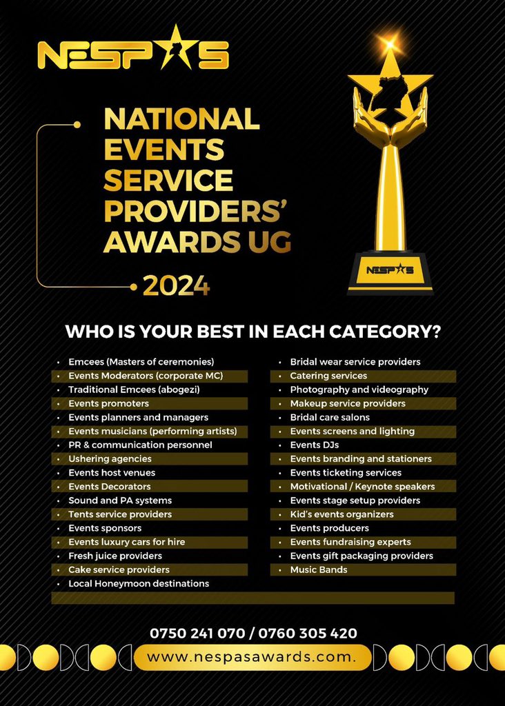 Service providers, it's your time to shine! The #Nespas2024 are here to recognize your tireless efforts and innovative services across various sectors. Starting May 1st to May 31st, the official website will be open for nominations and registration.
