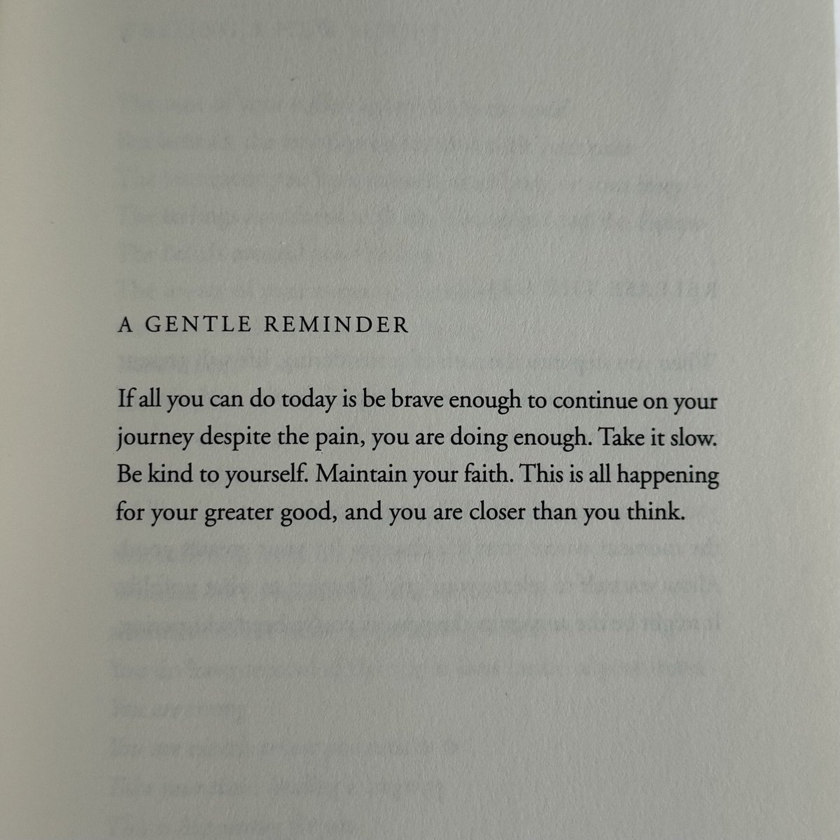 You are doing enough ❤️

Book: Beauty In The Stillness by Karin Hadadan