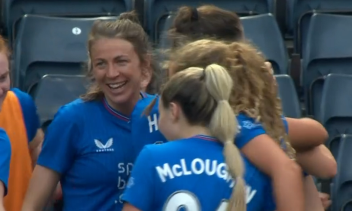 It's Rangers Women who run out deserved winners in their Scottish Cup semi-final clash against Celtic at Hampden - thanks to goals from Chelsea Cornet and Kirsty Howat All the details 👇 thescottishsun.co.uk/sport/12559835…