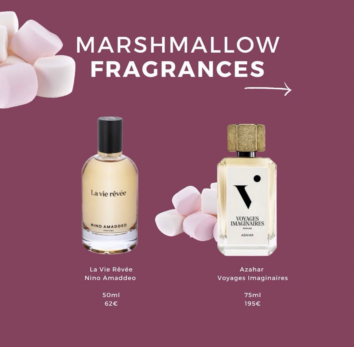 marshmallow fragrances