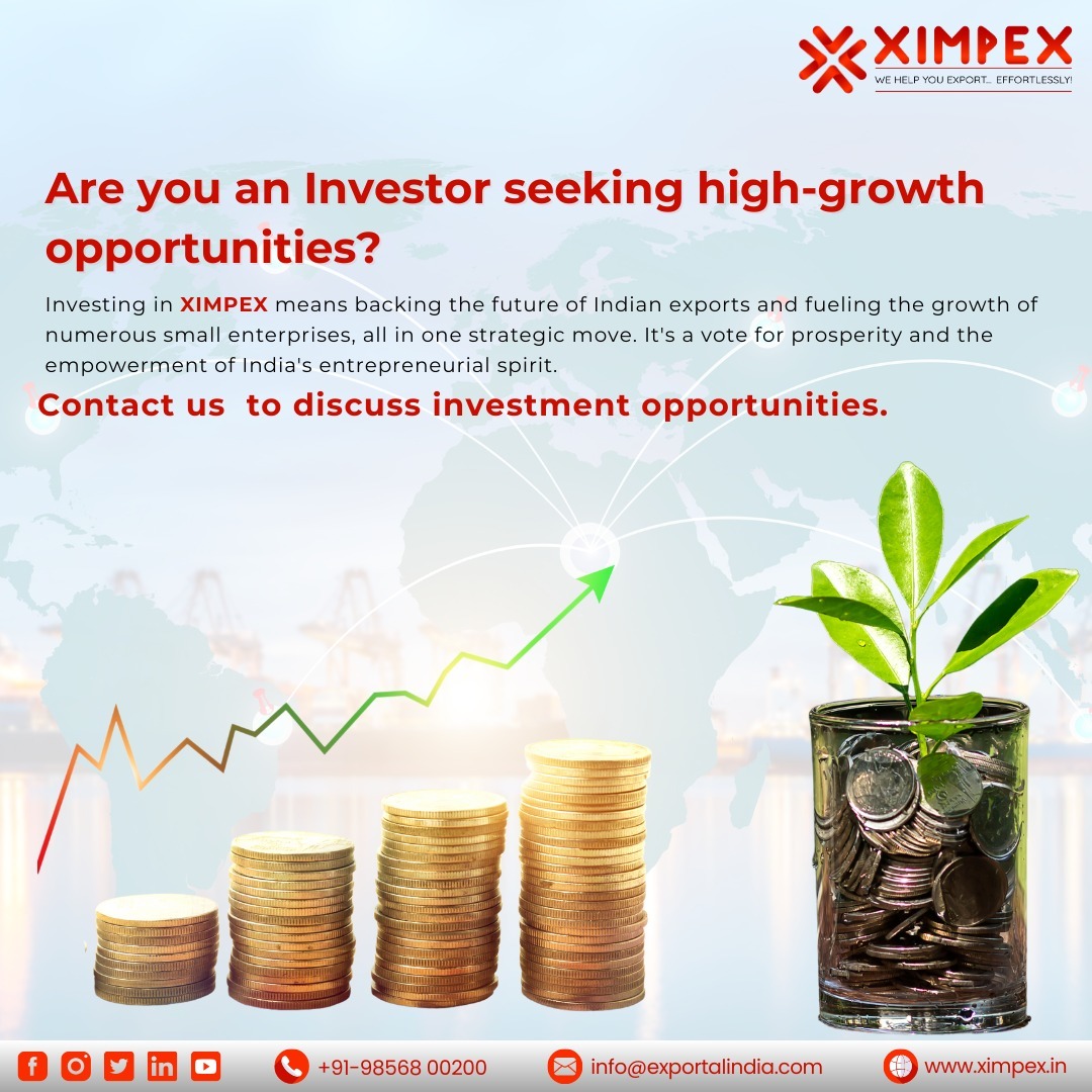 Are you an investor seeking high-growth opportunities?
.
.
#ximpex #ximpexindia #investor #growth #investment #growwithximpex #InvestInXimpex #OpportunityKnocks