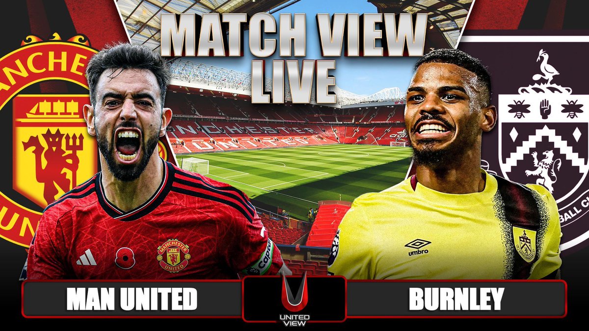 MANCHESTER UNITED VS BURNLEY LIVE | MATCH VIEW @FlexUTD, @KGthaComedian, @Marcel11or10 & @m1kes_17 are LIVE with 30 minutes left until kick-off! 👇 🎥 buff.ly/4bbvg73 #MUFC || #MUNBUR