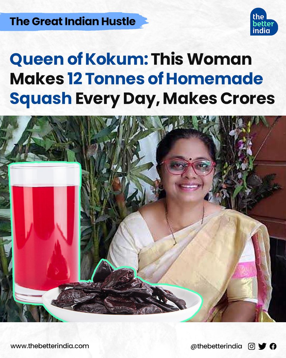 Nearly two decades ago, Lalita Sanjay Khaire, a 50-year-old resident of Pune, embarked on an entrepreneurial adventure that would transform her life.

#KokamSharbat #Kokanraj #SummerDrink #HeatWave #Pune #WomenEmpowerment #Womeninbusiness