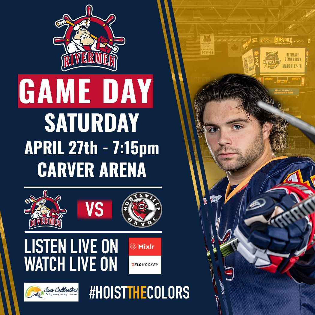 Time to Rally!
FINALS - Gm 2
Series - ❌  ⬜ ⬜ 
🏟️ - 🏠 vs 🐺  
⏰ - 7:15 pm CT
🎟️ - ☎️ 309-676-1040
📻/📺 - rivermen.net/fanzone/livest…