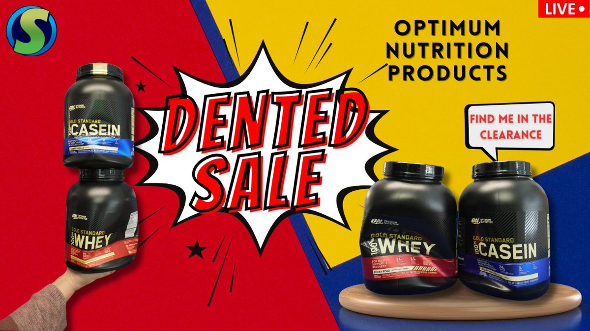 suppsourceca's tweet photo. Dented but discounted! 🏀⚽ Unbeatable deals on Optimum Nutrition Products. Limited stock, major savings. 🛍️✨
#SportsClearance #DealsOnDents #GameDaySavings #SportsGearSale #DiscountAthletics #PlayHardPayLess #ClearanceFinds #DentedButDiscounted #ScoreOnClearance https://t.co/fdVcjZ5cXf