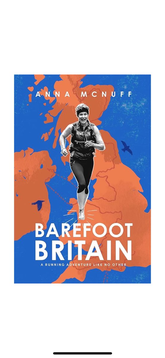 Currently reading the wonderful <a href="/AnnaMcNuff/">Anna McNuff</a> Barefoot Britain. So good it’s even inspired me to go for my first run in goodness knows how long (with trainers on obvs!)