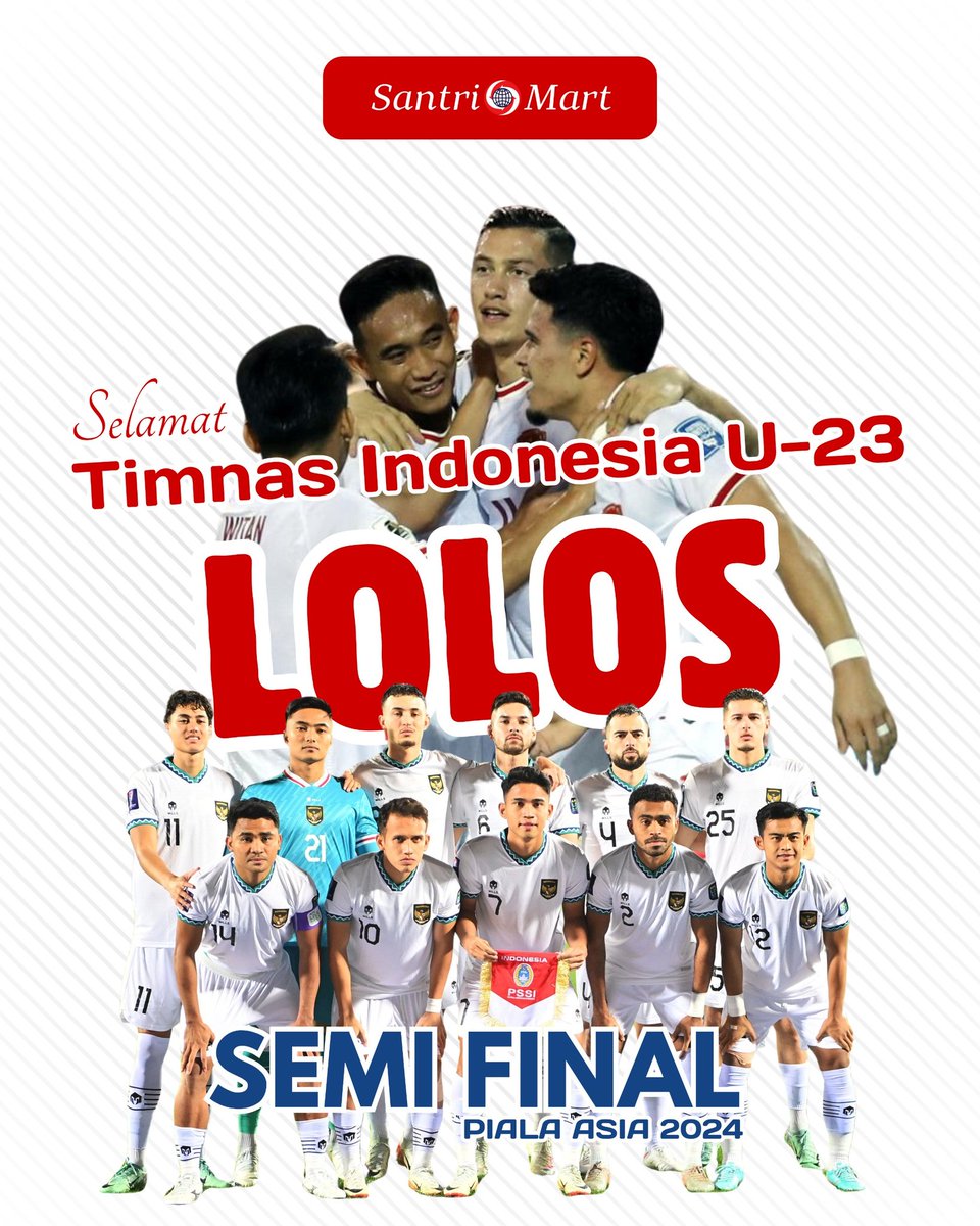 Selamat buat kebanggaan rakyat Indonesia untuk Garuda muda Indonesia. Teruslah berjuang untuk menjadi juara asia