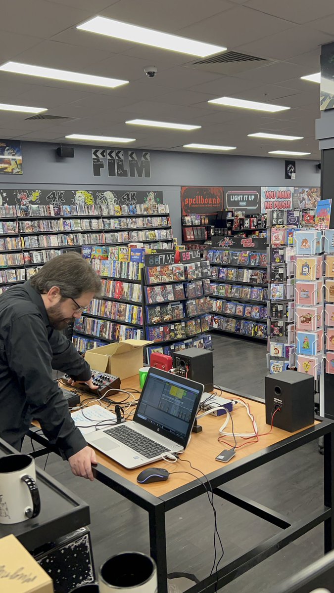 hmvSunderland's tweet photo. Getting that weekend feeling with a DJ set from @SickRobot1980 for #hmvliveandlocal today 💿🎧 #hmv #hmvsunderland #hmv #hmvlive #localmusic #localdjs https://t.co/9aEHuyloCD
