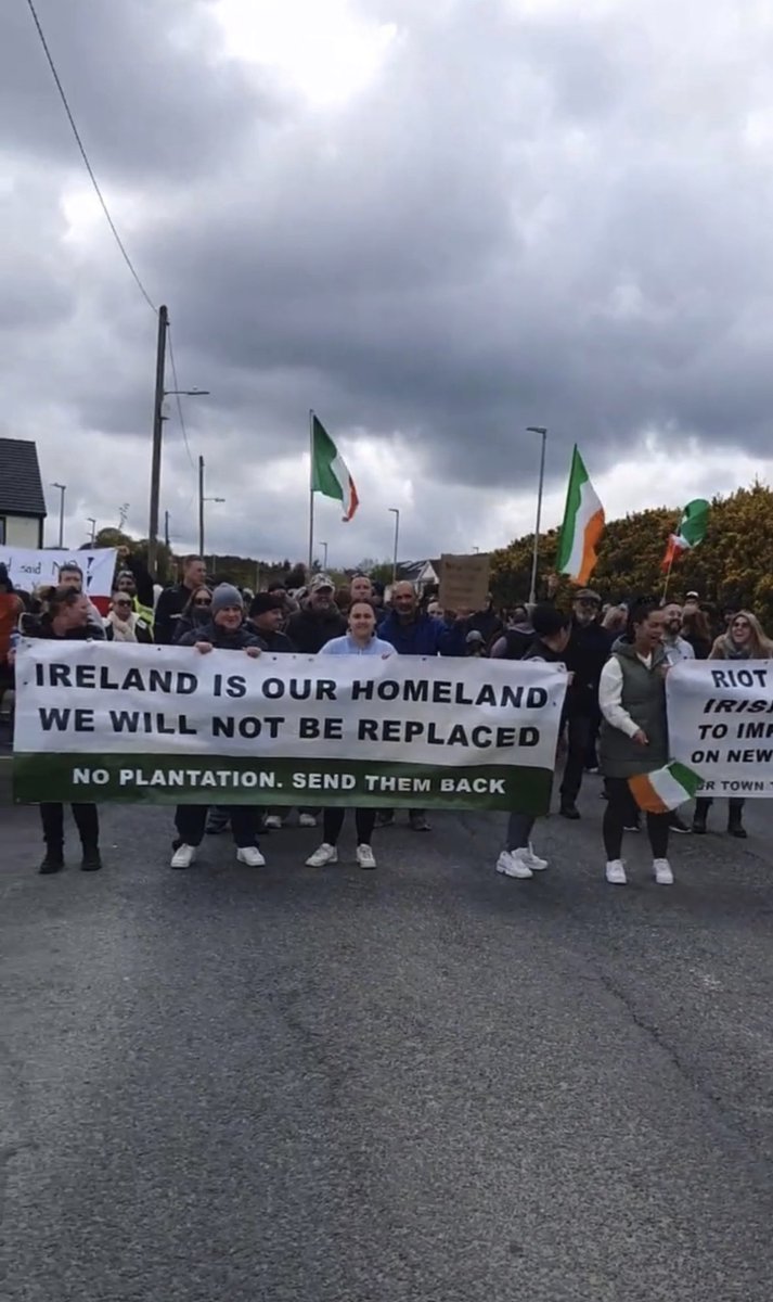 Ireland is our homeland we will not be replaced 🇮🇪