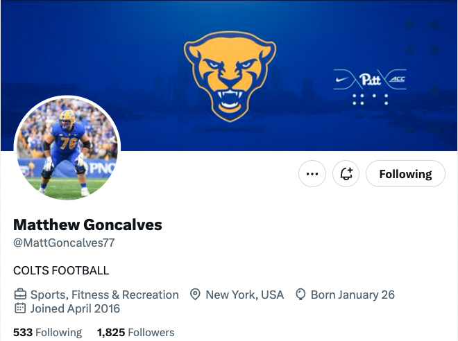 Wasted no time getting that bio updated.