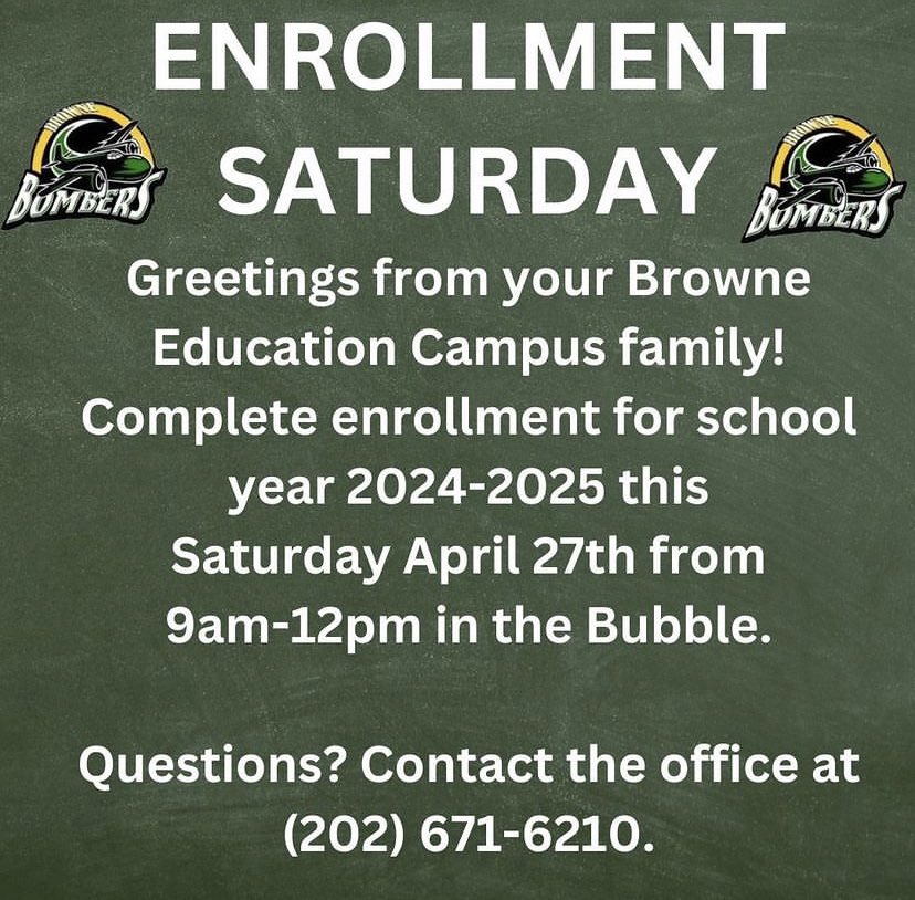 It’s ENROLLMENT SATURDAY!!! We are here in the Bubble ready to help you enroll!! @enrolldcps @dcpublicschools #brownekidsmatter #browneonthemove @msdix