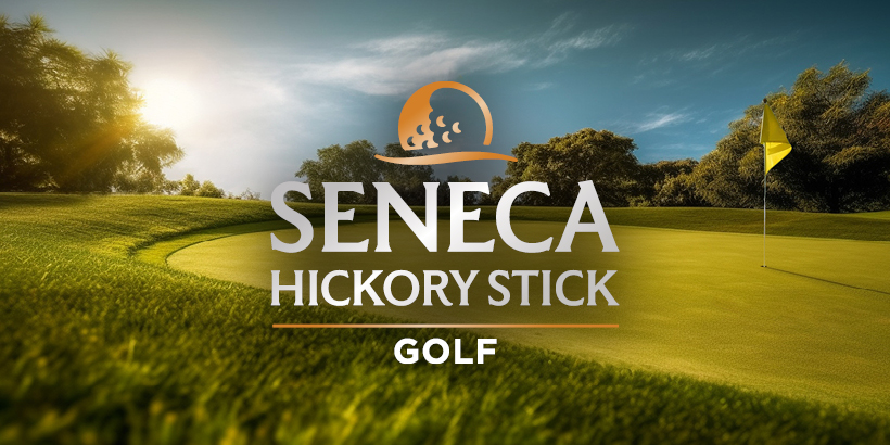 Enhance your golf experience! 🏌️ Bring your Seneca Hickory Stick receipt (min. $49 spent) to the Social Club and get $15 Free Slot Play! Must be 21+.