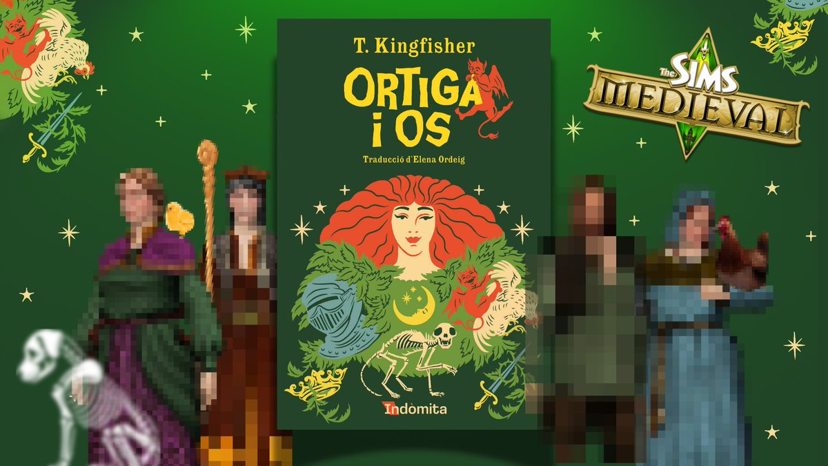 📹 #NOUVÍDEO al canal #ParauladeMixa: «'Ortiga i os' de T. Kingfisher als SIMS Medieval 🐤😈🐔🧙‍♀️⚔️»

🔗youtu.be/GP9Y93Oh2FQ

M’he proposat seguir els passos de la Roser del canal  Llibres de Gont i recrear personatges literaris al videojoc dels Sims. 😏