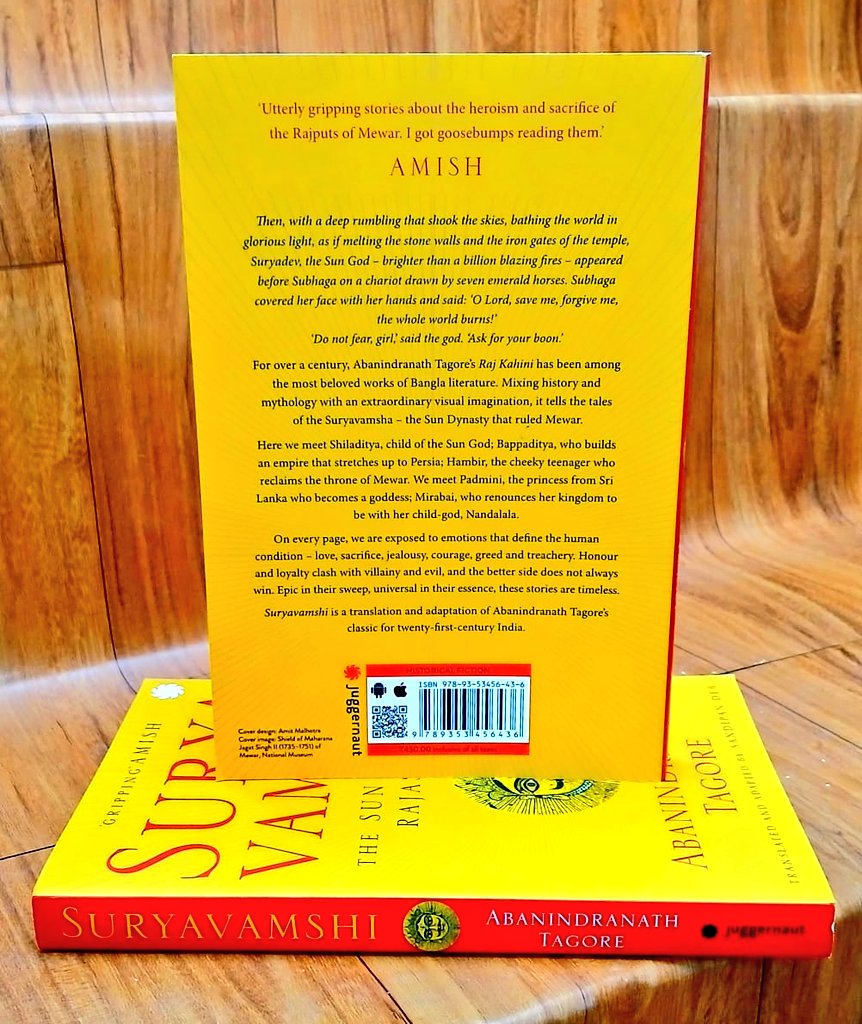 #AprilWithPI. Flat 25% Discount. Presenting the much Acclaimed book : Suryavamshi (The Sun Kings of Rajasthan) by Shri Abanindranath Tagore, translated & adapted by @sandipanthedeb Ji, published by @juggernautbooks. #PIRecommends #BuyFromPI Order 👉 padhegaindia.in/product/suryav…