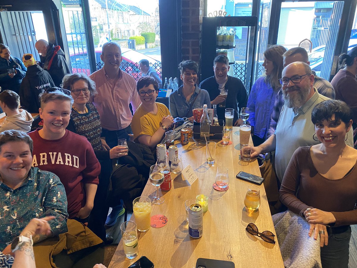 Porty Pride volunteers at our monthly get-together. 
Thank you for everything you do, Porty Pride wouldn’t exist without you x x 🏳️‍⚧️🏳️‍🌈🏳️‍⚧️
#pride #lgbtqrights #LGBTQ #portypride #lgbtqrightsarehumanrights