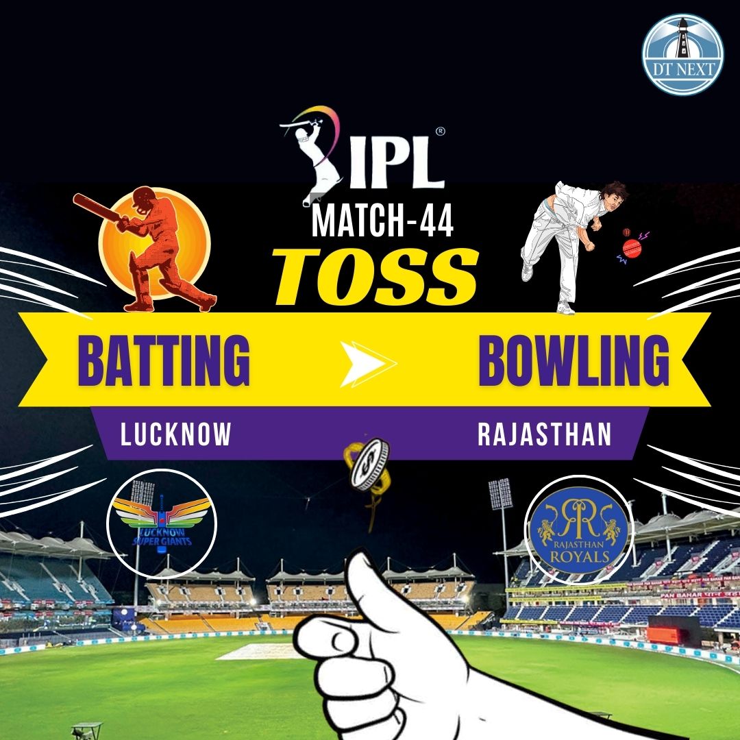 #CricketUpdate:  Rajasthan wins the toss, opts to bowl first.

#LucknowSuperGiants #KLRahul #Devduttpadikkal #Quintondekock #Nicholaspooran #Deepakhooda #Krunalpandya  #Ravibishnoi  #Gazabandaz #RajasthanRoyals #Sanjusamson #Riyanparag #Sandeepsharma #Trentboult #hallabol