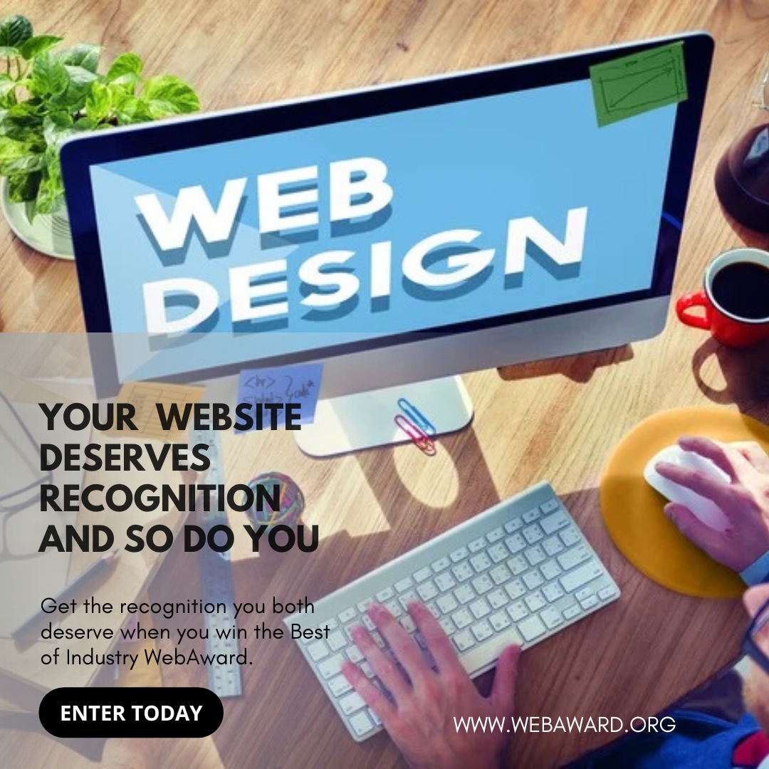 Take your career to the next level & Win Best Website in the @WebMarketAssoc 28th #WebAward Website Program at WebAward.org.
#websitecreation #webmarketing #webdevelopment #webdevelopers #webdeveloping #onlinemarketing #websitedevelopment #websitedesigner #webdesign