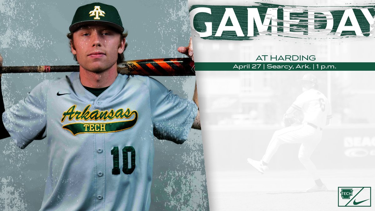 #GAMEDAY! The Wonder Boys close out their regular season with a single-game at Harding today at 1 p.m. FOLLOW LIVE⬇️ ArkansasTechSports.com/coverage #FightOn