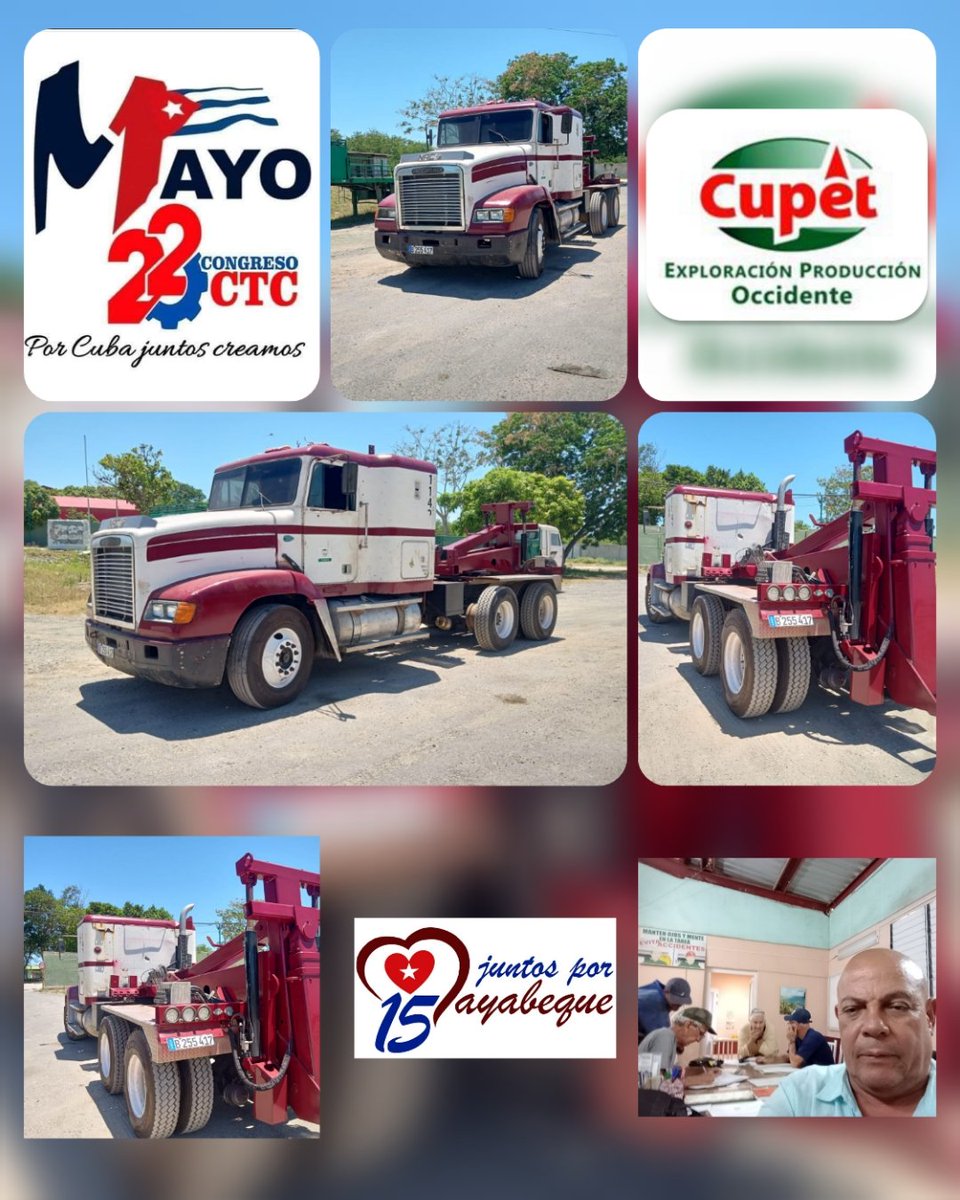 ¡Recuperación de la grua!!!🎉Compromiso cumplido de la UEB de Transporte y Mecanización en especial de la Brigada de Carga e Izaje en saludo al #1Mayo. #PorCubaJuntosCreamos , #TrabajadoresProtagonistas , #PetrolerosPorCuba , #SantaCruzdelNorte , #Cuba